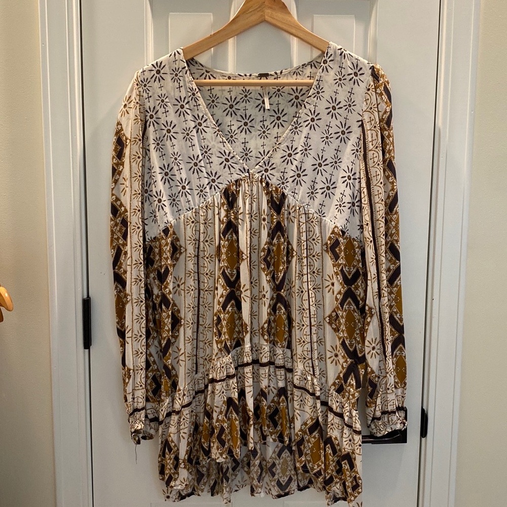 Free people boho top size s